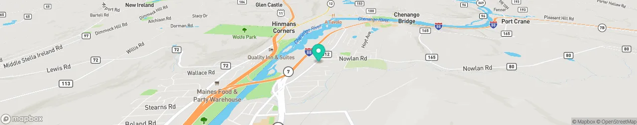 borne de recharge sur la carte