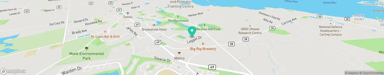 borne de recharge sur la carte