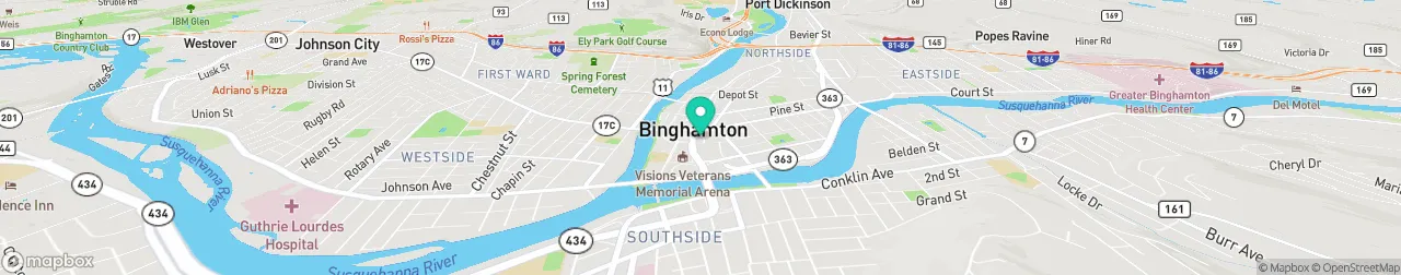 borne de recharge sur la carte