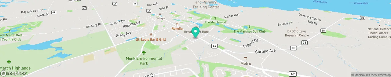 borne de recharge sur la carte