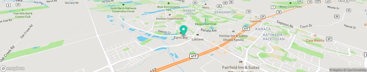 borne de recharge sur la carte