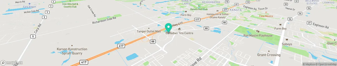 borne de recharge sur la carte