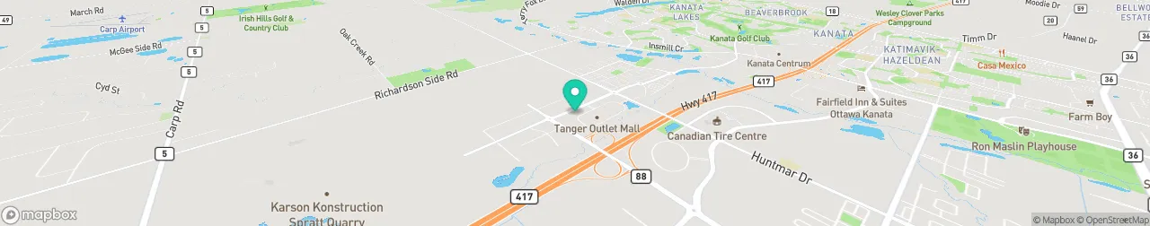 borne de recharge sur la carte