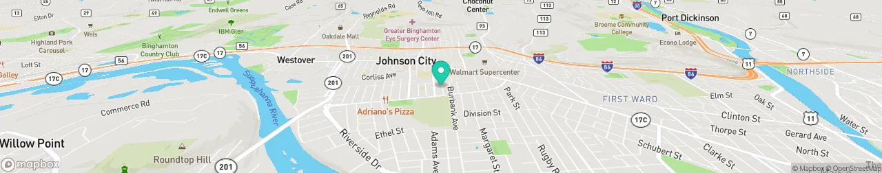 borne de recharge sur la carte