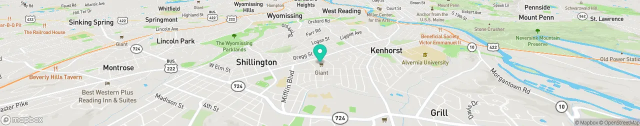 borne de recharge sur la carte