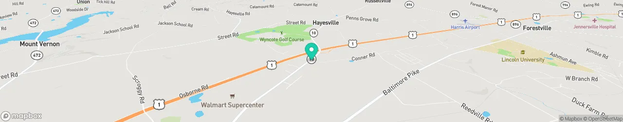 borne de recharge sur la carte