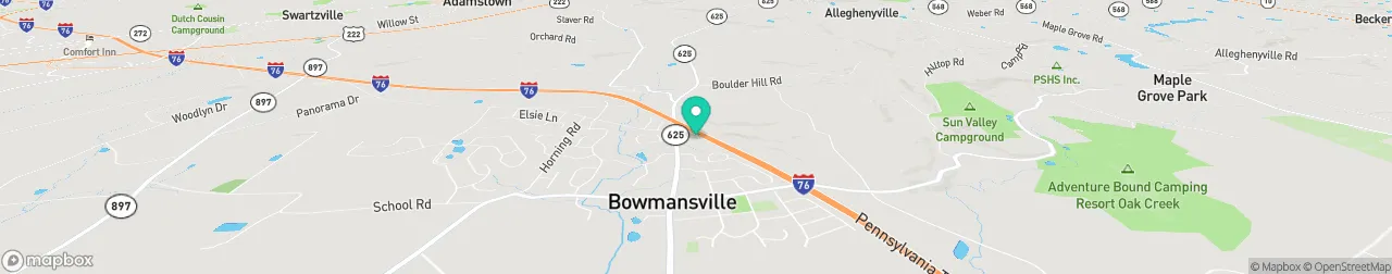 borne de recharge sur la carte