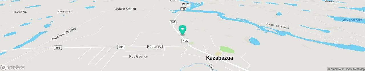 borne de recharge sur la carte