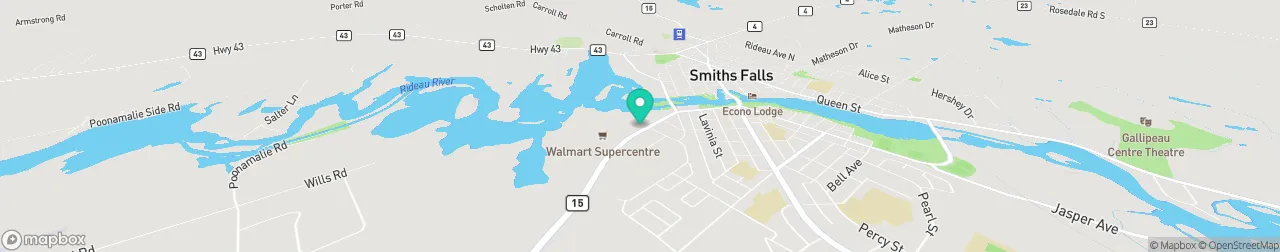 borne de recharge sur la carte