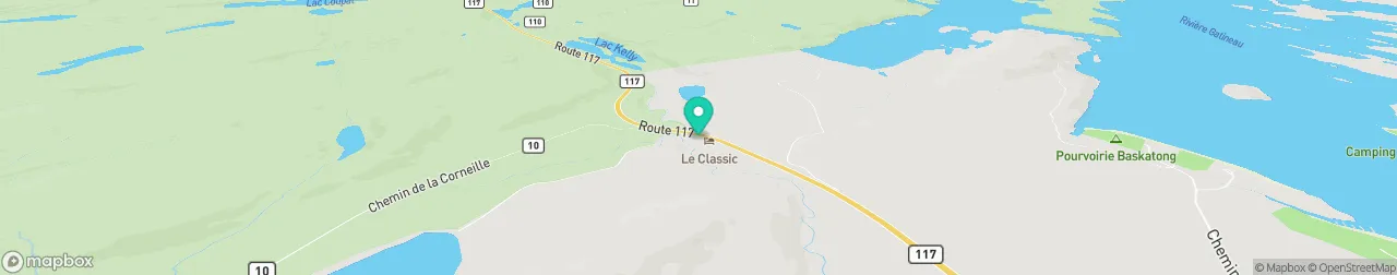 borne de recharge sur la carte