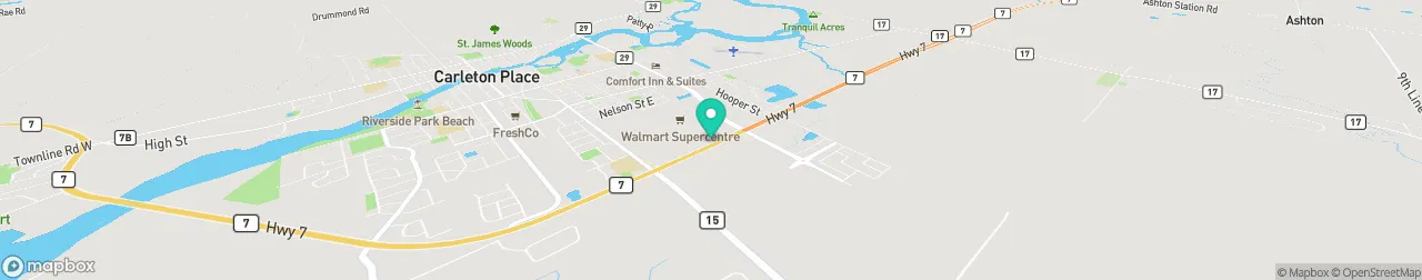 borne de recharge sur la carte