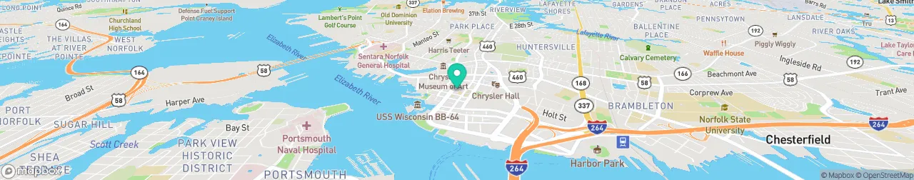 borne de recharge sur la carte