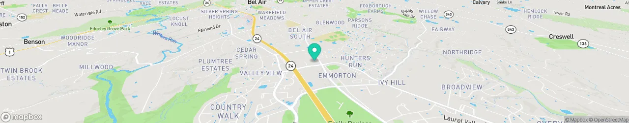 ev charging station on the map