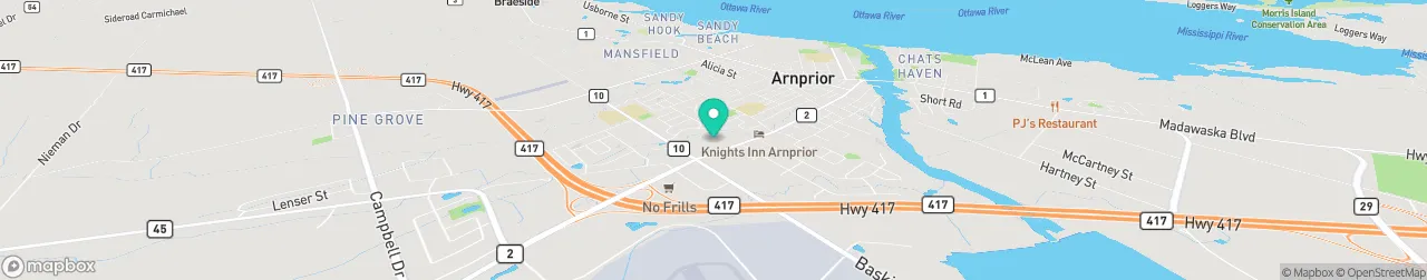 borne de recharge sur la carte