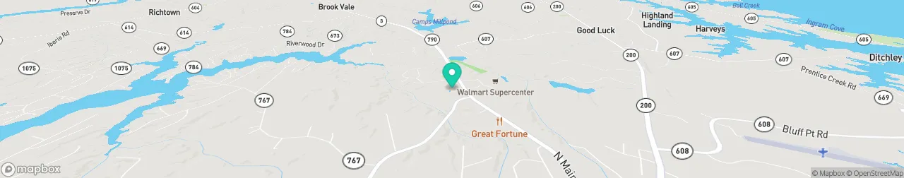 ev charging station on the map