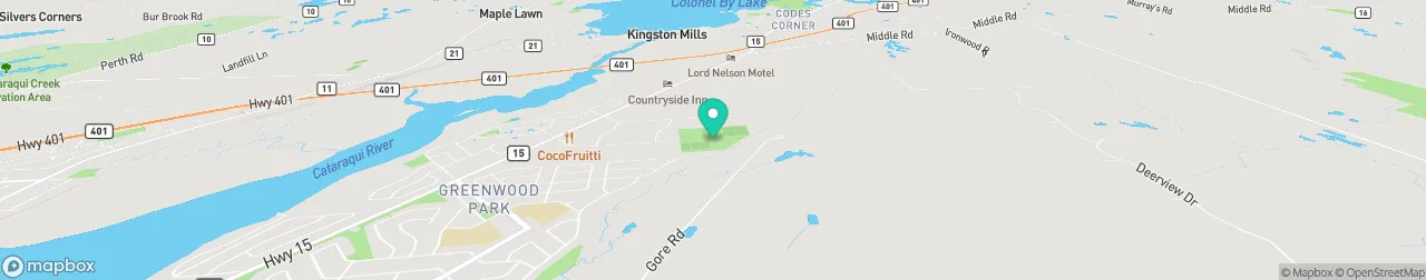 borne de recharge sur la carte