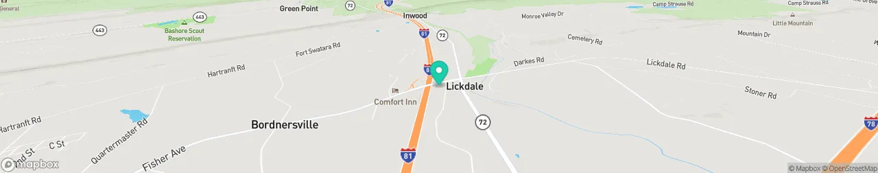 ev charging station on the map