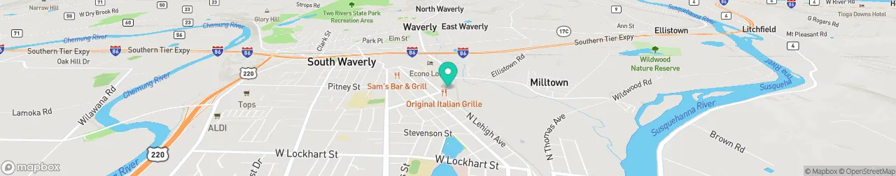 borne de recharge sur la carte