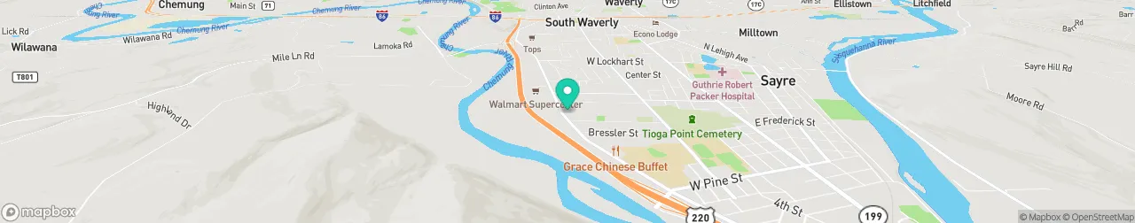 borne de recharge sur la carte