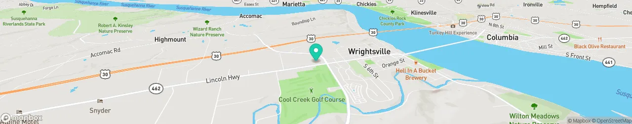 borne de recharge sur la carte