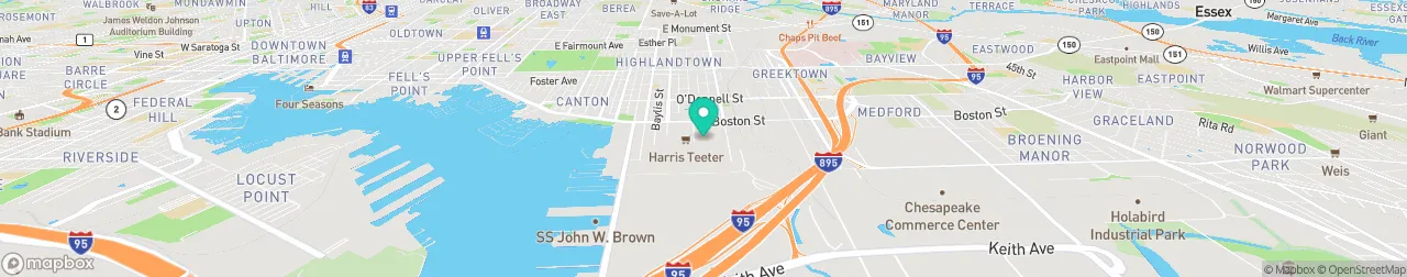 ev charging station on the map