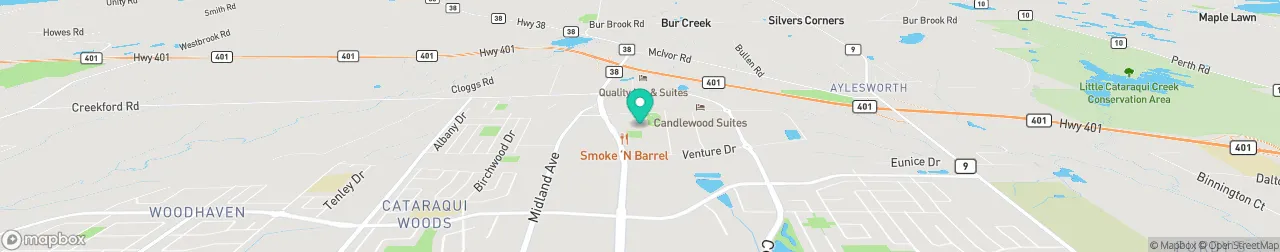 borne de recharge sur la carte