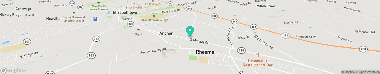 ev charging station on the map