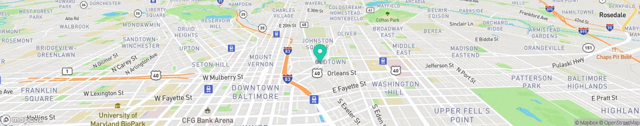 ev charging station on the map