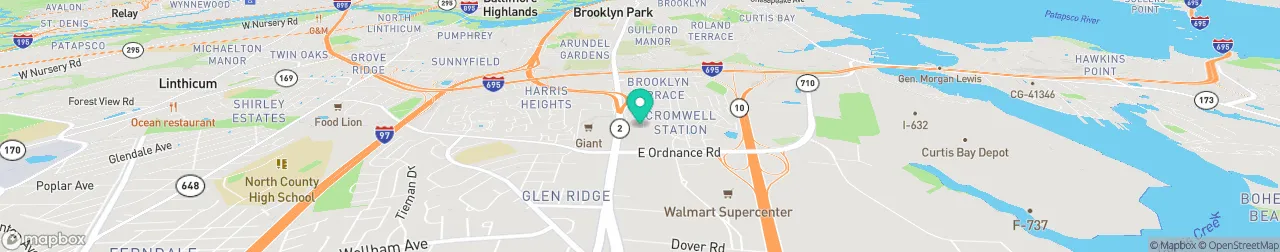 ev charging station on the map