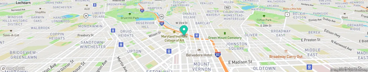 borne de recharge sur la carte