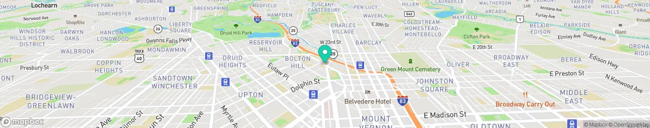 ev charging station on the map