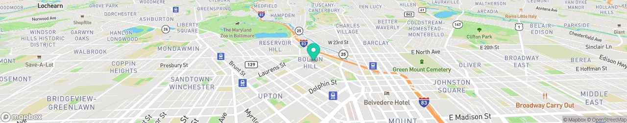 borne de recharge sur la carte