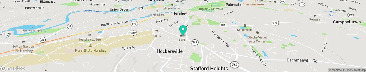 borne de recharge sur la carte