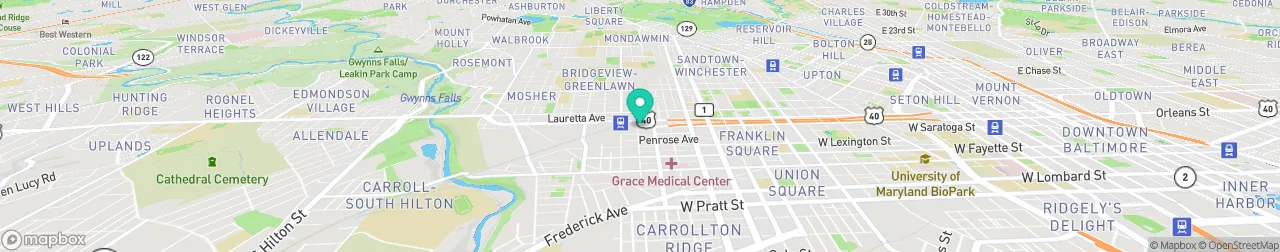 borne de recharge sur la carte