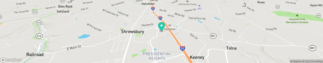 borne de recharge sur la carte