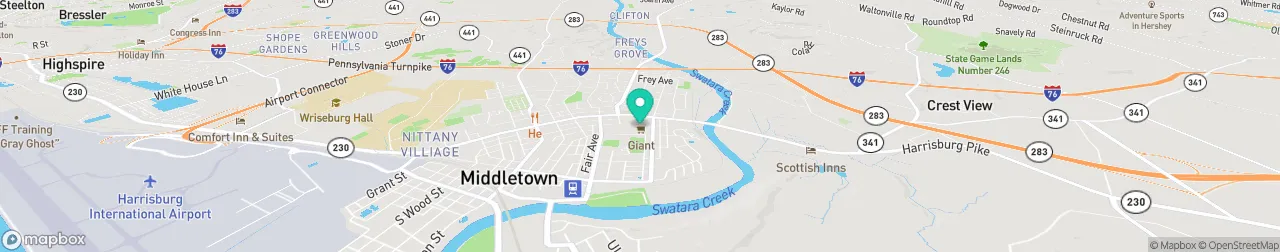 borne de recharge sur la carte