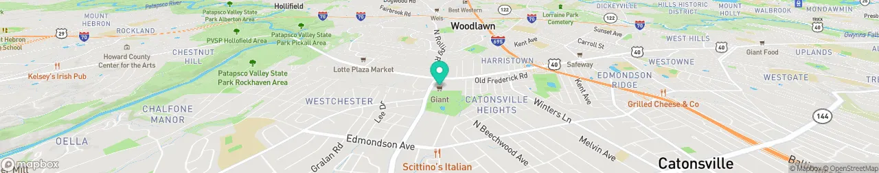 ev charging station on the map