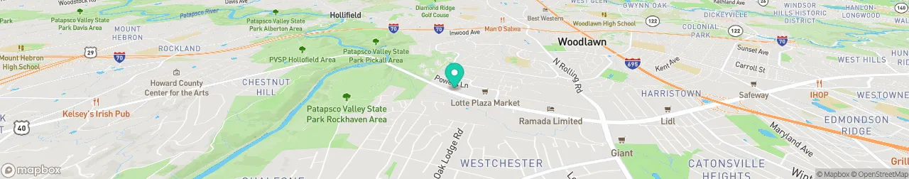 ev charging station on the map