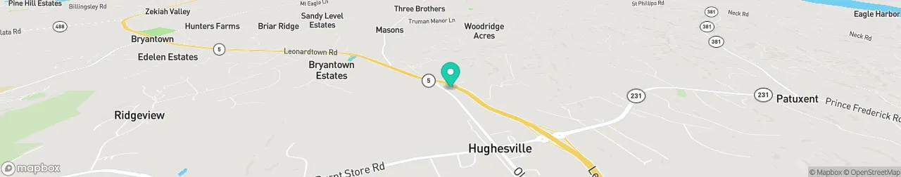 borne de recharge sur la carte