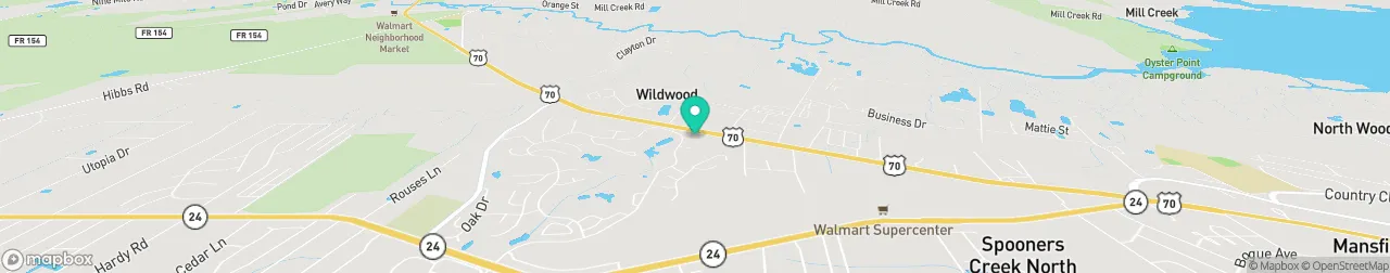 borne de recharge sur la carte