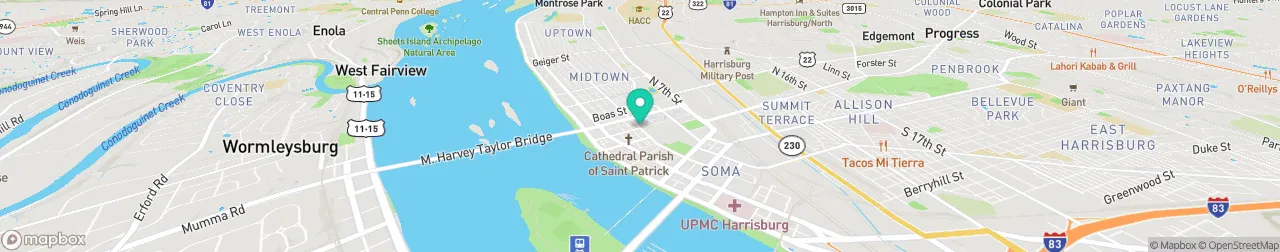 borne de recharge sur la carte