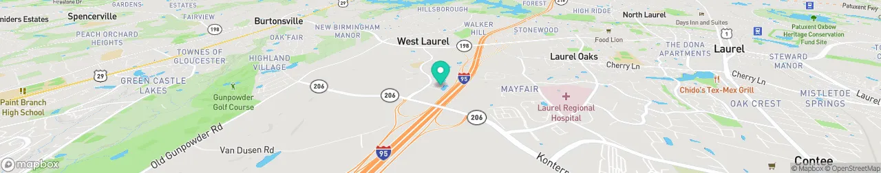 borne de recharge sur la carte