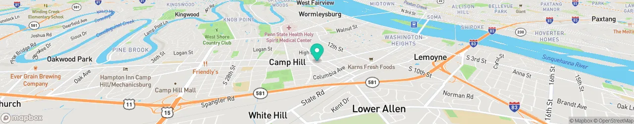 ev charging station on the map