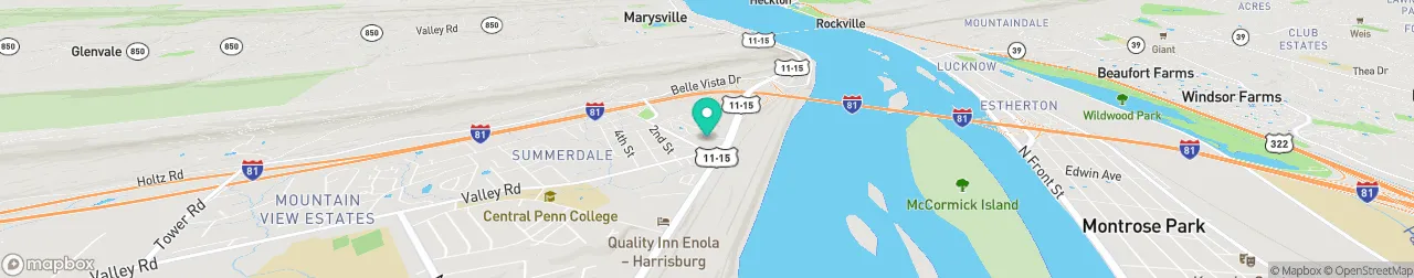 ev charging station on the map