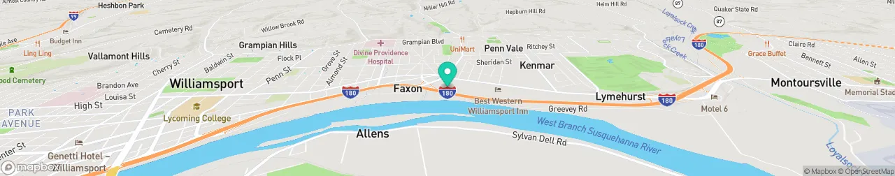 ev charging station on the map