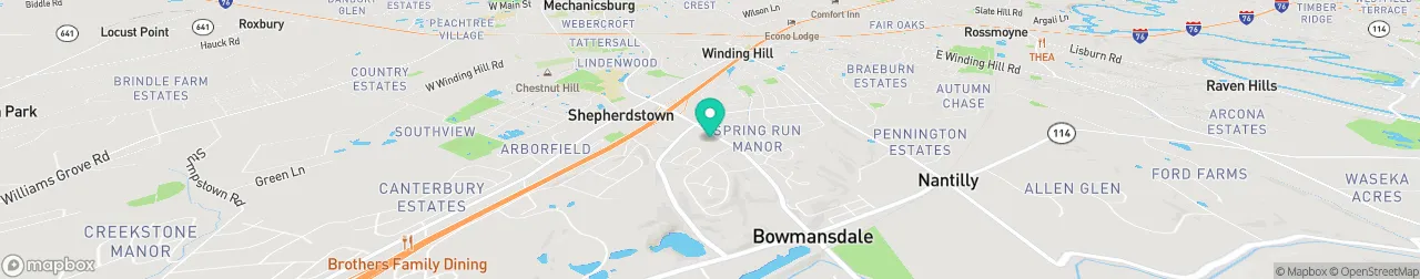 ev charging station on the map