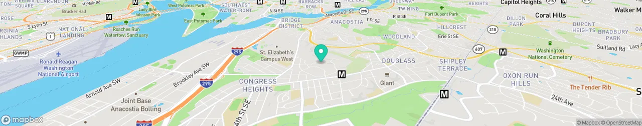 borne de recharge sur la carte