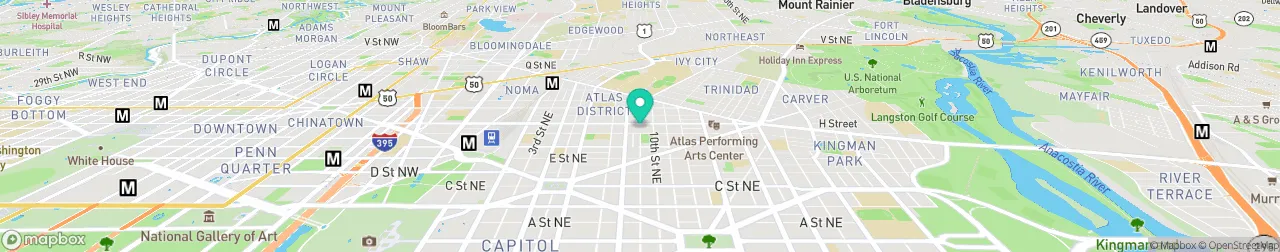 borne de recharge sur la carte