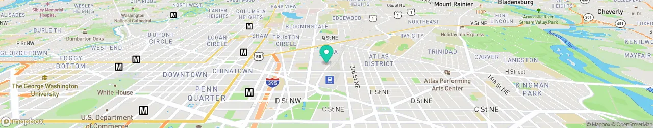 borne de recharge sur la carte