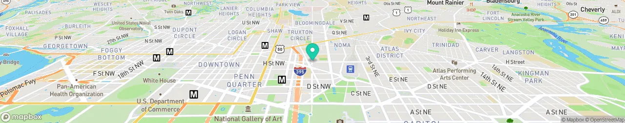 borne de recharge sur la carte